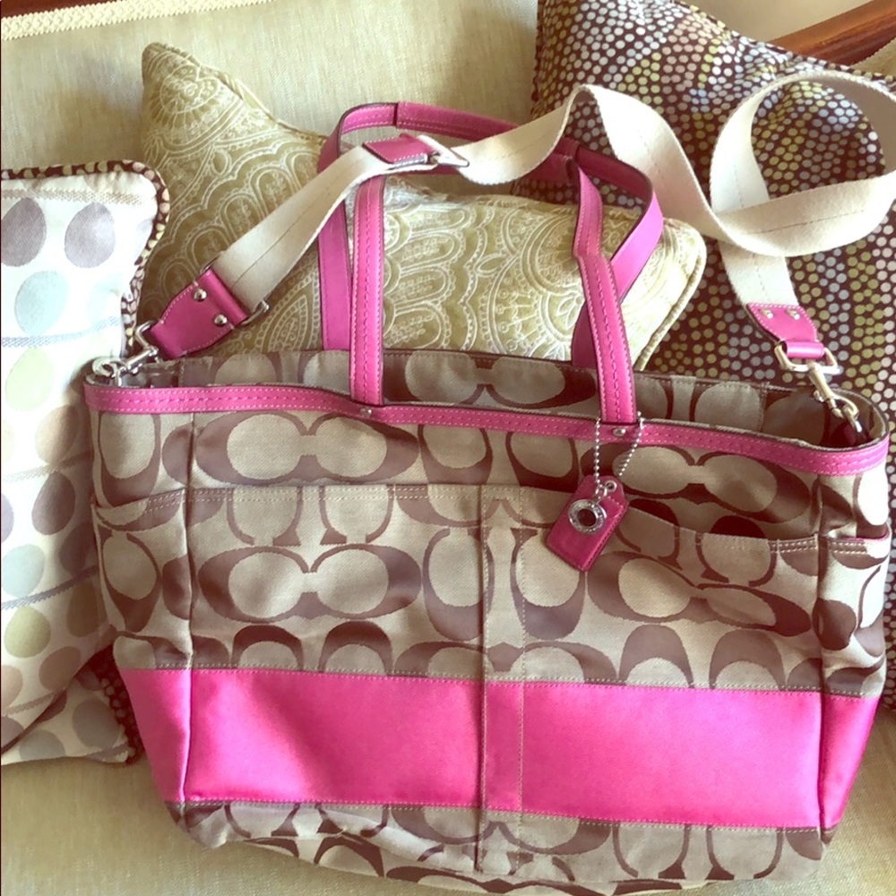 Coach diaper bag